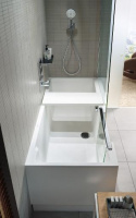 DURAVIT Shower + Bath Bathtub Ванна 170х75хh210.5см, прямоугольная с входной дверью и душевой шторкой, DX - правосторонняя