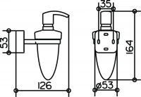 Дозатор Keuco Smart 02352
