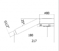 Душевая лейка Cezares РУЧНЫЕ ДУШИ