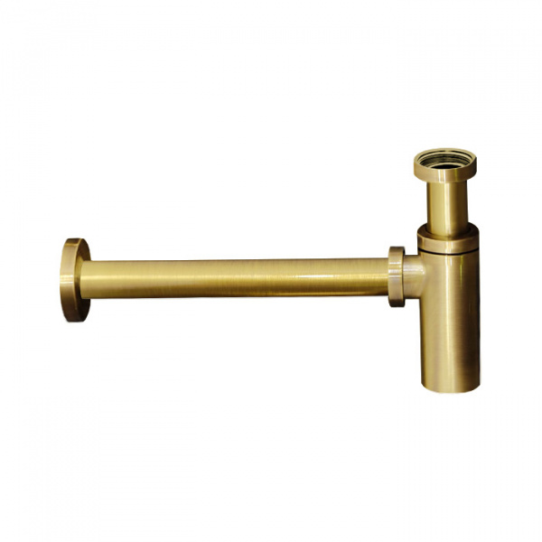 Gattoni Accessori Сифон под донный клапан 1/1,4&quot - цилиндрический, для раковины, цвет: бронза