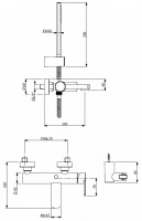 Смеситель для душа Cezares GLAM-VDM1-01