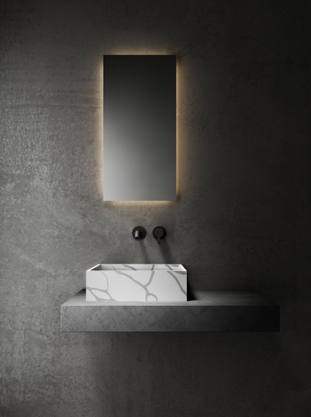 Раковина накладная ABBER Blitz AS2502GB