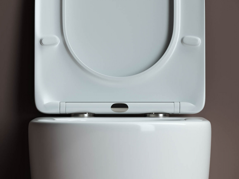 Подвесной унитаз Mia Rimless Ceramica Nova белый CN1805