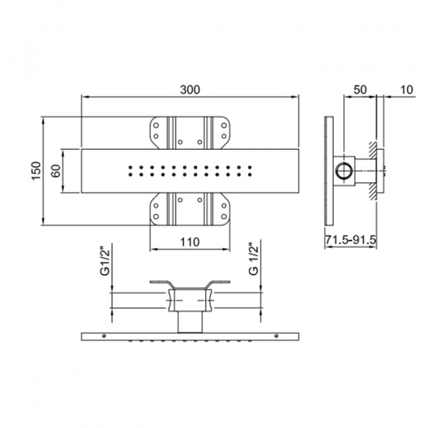 Fantini Внутренняя часть форсунки, 1/2&quot
