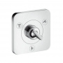 AXOR Citterio E, Запорный/переключающий вентиль Trio/Quattro 12 x 12, скрытый монтаж, цвет: хром