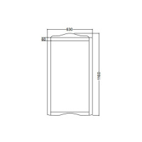 Kerasan Retro Комплект мебели открытый 69 см, цвет: bianco matt