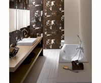 Ванна стальная   Luna, 170х75 асимметричная, пристенная