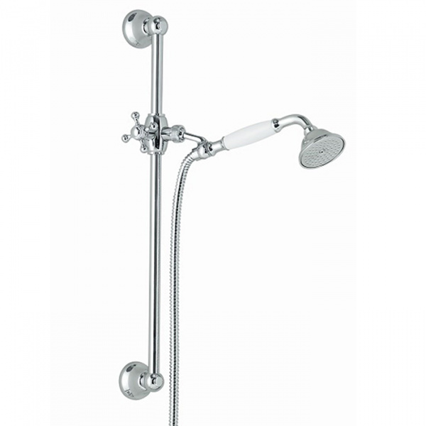 Nicolazzi Doccia Душевая штанга, 54.5см, с ручной лейкой ручка металлическая. цвет: хром