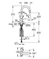 Смеситель для кухни Grohe Zedra 31203000