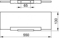 Полка Keuco Plan 14910 55 см, без держателя