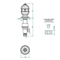 THG Amboise Jaspe rougе Вентиль смесителя для раковины, вставки красная яшма, цвет: полированное золото