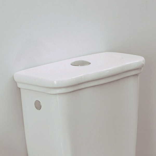 Kerasan Retro Крышка для бачка 108101/1082 с 1 отверстием под кнопку, цвет: белый