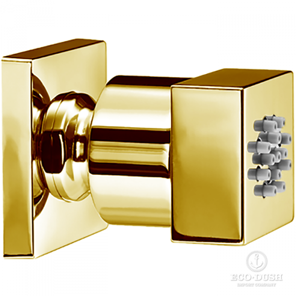 CISAL Cherie Боковая форсун*ка квадратная, цвет: золото