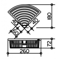 Полка Keuco Universal 24944 4,7 см