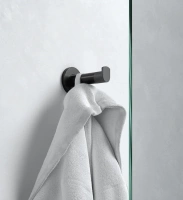 Крючок Keuco Plan 14911370000 черный, c упором для двери