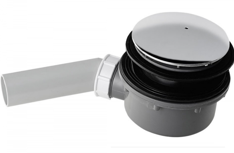 Kerasan Retro Сифон для поддона, диаметр 90, цвет: хром