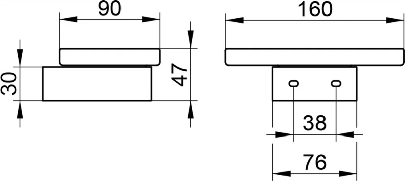 Мыльница Keuco Edition 300 30055 хром