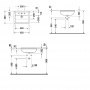 Duravit Starck III Раковина 55x46 см, 1 отв., цвет: белый