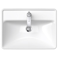 Duravit D-Neo Раковина встраиваемая сверху 60х40см, с переливом, с 1 отв., цвет: белый