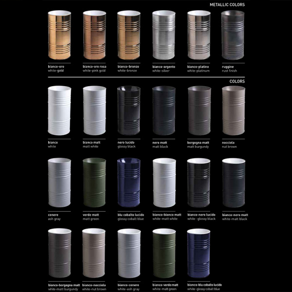 Kerasan Artwork Barrel Раковина 45x90 см, без отв., напольная, слив в стену, цвет: черный матовый