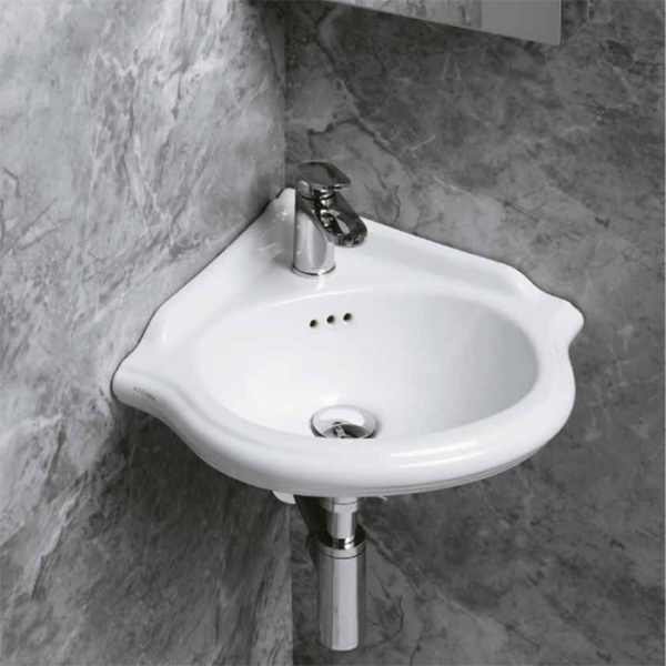 AZZURRA JUBILAEUM Раковина 35х35 см, 1 отв., цвет: белый