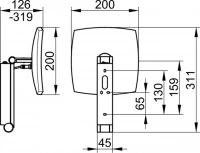 Косметическое зеркало Keuco iLook Move 17613 019004 с подсветкой