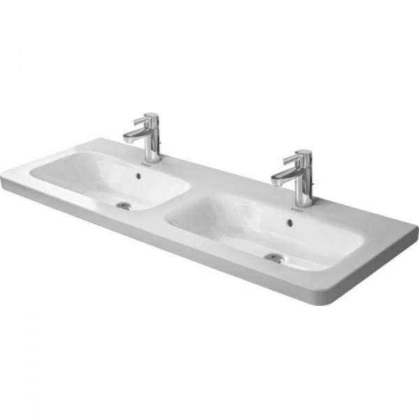 Duravit DuraStyle Раковина 130x48 см, 2 отв., двойная, цвет: белый
