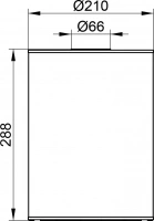 Мусорное ведро Keuco Plan 04989 хром, черно-серое