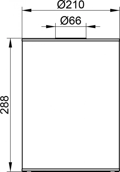 Мусорное ведро Keuco Plan 04989 хром, белое