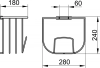 Полка Keuco Astor 04972