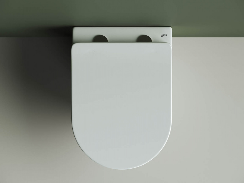 Подвесной унитаз Highlight Rimless Ceramica Nova белый CN1804