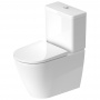 Duravit D-Neo Моноблок 37x65 см, безободковый, слив универсальный, цвет: белый