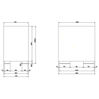 Gessi Rettangolo Корзина для мусора, напольная, цвет: хром/черный