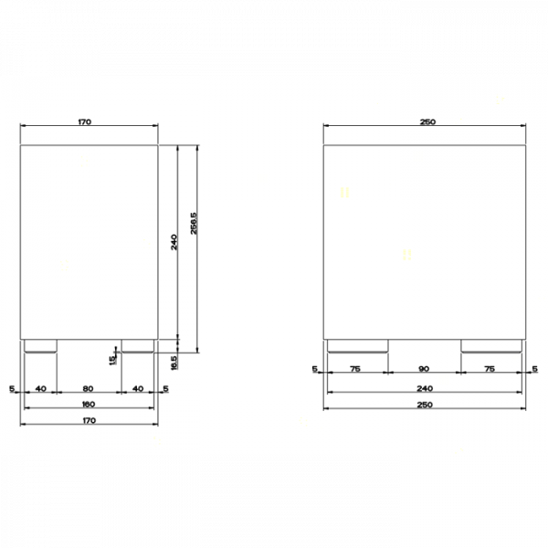 Gessi Rettangolo Корзина для мусора, напольная, цвет: хром/черный