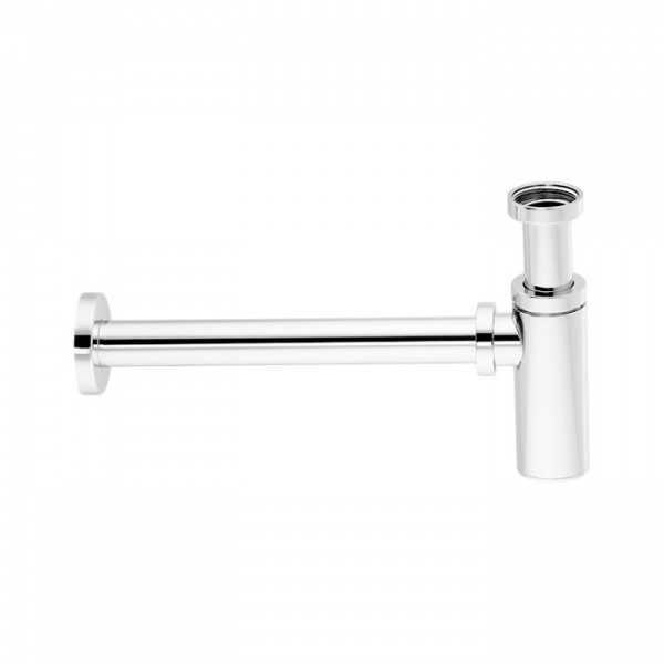 Gattoni Accessori Сифон 1/1,4&quot - цилиндрический, для раковины, цвет: хром
