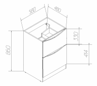 Мебель для ванной комнаты BELBAGNO LAVANDERIA