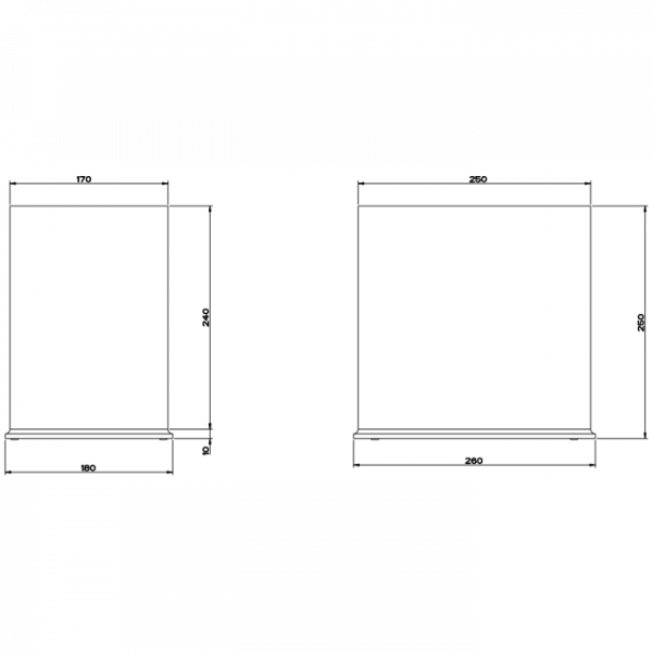 Gessi Eleganza Корзина для мусора, напольная, цвет: хром/белый