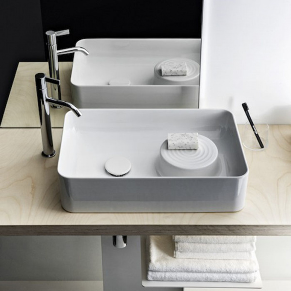 Laufen VAL Раковина-чаша 55х36х12.5 см, без отв., цвет: белый