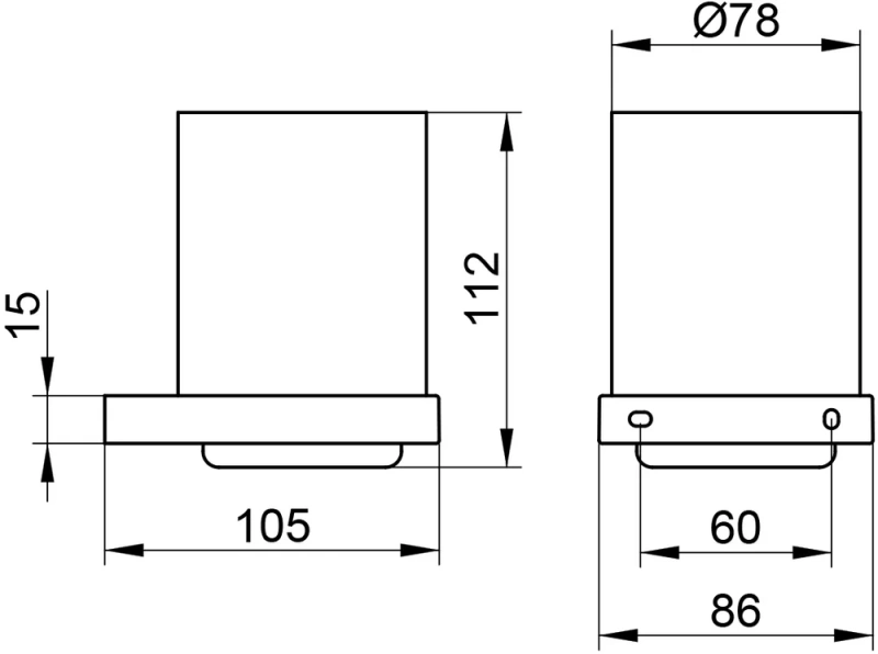 Стакан Keuco Edition 90 19150019000