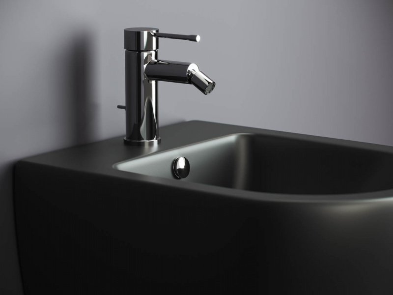 Подвесное биде Metropol Ceramica Nova чёрный матовый CN4003MB