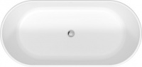 Ванна из искусственного камня DuraSolid® Duravit D-Neo 160x75 овальная, отдельностоящая
