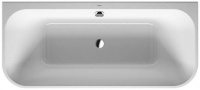 Ванна акриловая Duravit Happy D.2 180x80 овальная форма D, пристенная