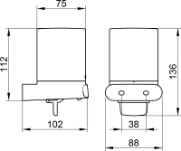 Дозатор Keuco Elegance new 11652010100 хром