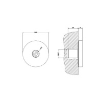 Gessi Body Jets Боковая форсунка с распылителем, цвет: хром