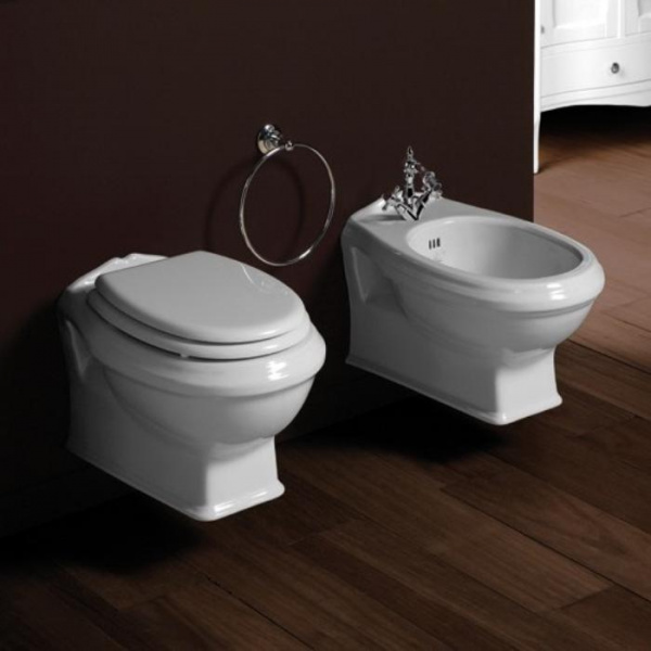 SIMAS Arcade Унитаз подвесной 37х51см, безободковый &quotRimless&quot, цвет: белый, СИДЕНЬЕ НА ВЫБОР