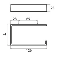 EMCO Liaison Держатель т/б без крышки/Держатель запасного рулона, подвесной, цвет: хром