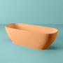 Artceram Hoop Ванна отдельностоящая, 170х70хh50см, с переливом и слив.крышкой, Livingtec, цвет: arancio cammeo