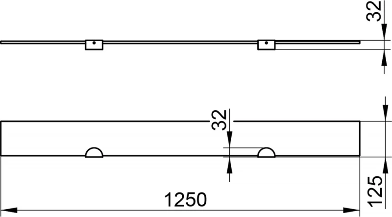 Полка Keuco Edition 300 30010 125 см