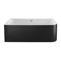 Ванна акриловая Duravit (Дуравит), 1800х80 нестандартной формы, пристенная