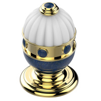 THG Cheverny Lapis Lazuli Вентиль смесителя для раковины, вставки лазурит, цвет: полированное золото